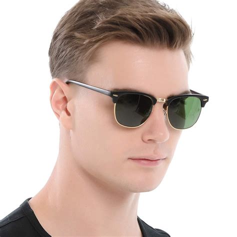 browline sunglasses for men.